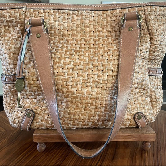 Fossil Bags Vintage Fossil Rattan Bag Poshmark